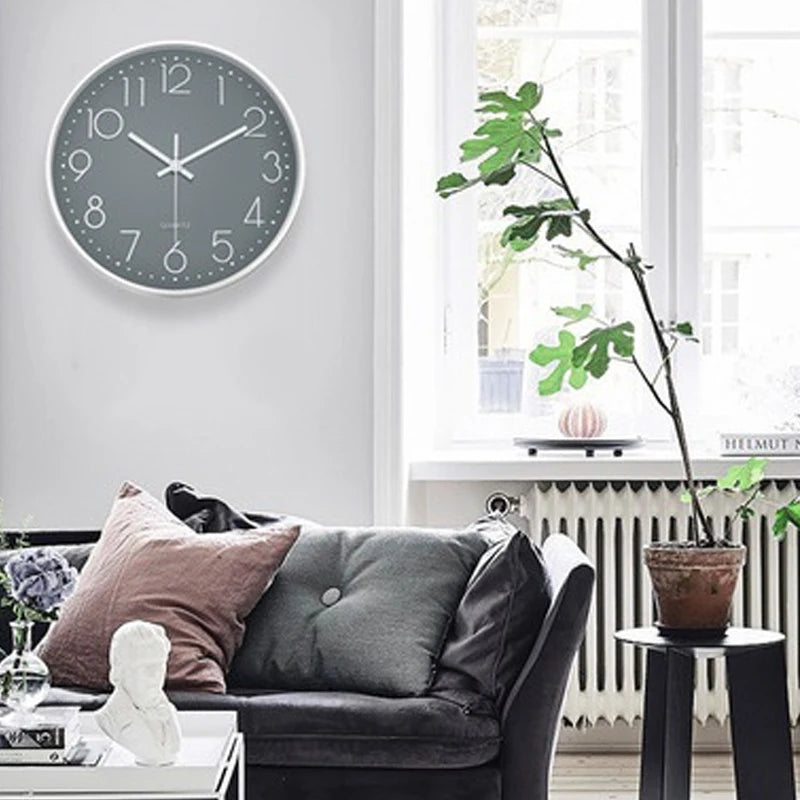 8-Inch Silent Digital Wall Clock – Modern Home Décor