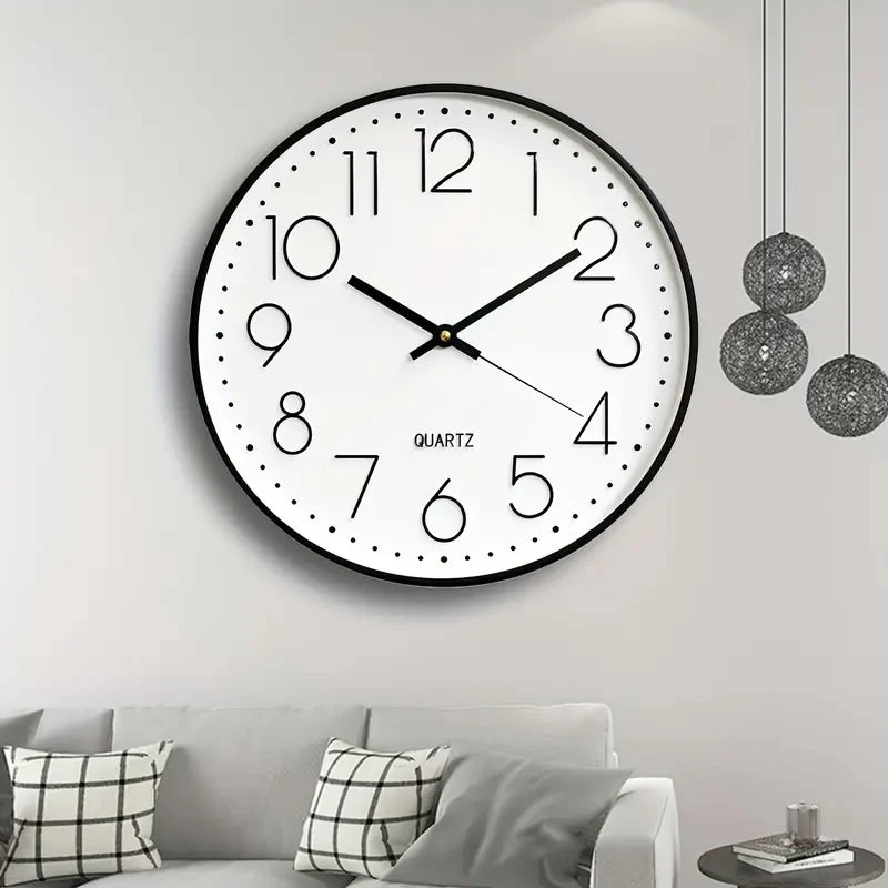 8-Inch Silent Digital Wall Clock – Modern Home Décor