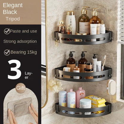 Bathroom Shower Caddy – No-Drill Shampoo & Towel Holder