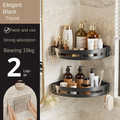 Bathroom Shower Caddy – No-Drill Shampoo & Towel Holder