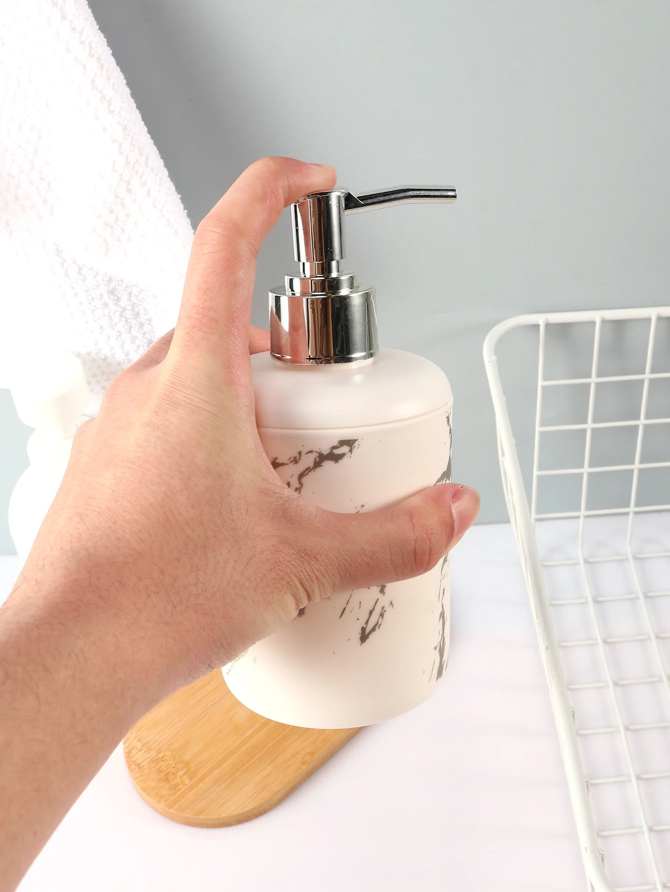 Ceramic Hand Wash Bottle – Shampoo & Soap Dispenser