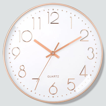 8-Inch Silent Digital Wall Clock – Modern Home Décor