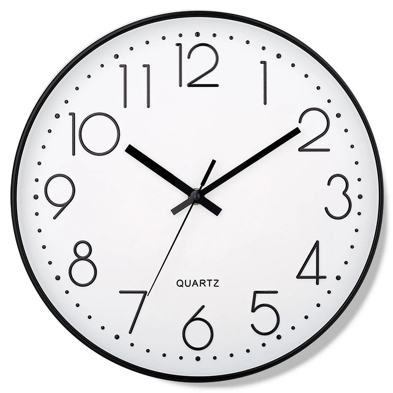 8-Inch Silent Digital Wall Clock – Modern Home Décor